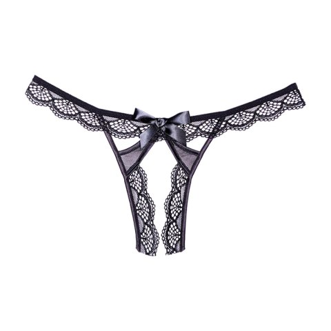 Allure Lingerie Classic Koronkowe stringi z otwartą strefą, uniwersalny rozmiar Allure Lingerie Classic Koronkowe stringi z otwartą strefą, uniwersalny rozmiar