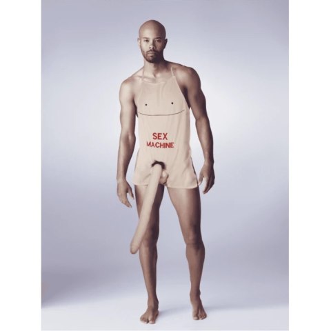 Apron - Zabawny Fartuch Z Wielkim Penisem I Napisem Sex Machine Apron - Zabawny Fartuch Z Wielkim Penisem I Napisem Sex Machine