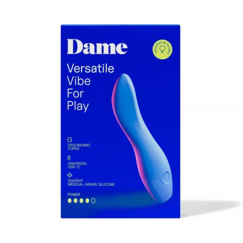 Dame - Wibrator - ładowany USB - wewnętrzny - zewnętrzny Dip 2 Dame - Wibrator - ładowany USB - wewnętrzny - zewnętrzny Dip 2