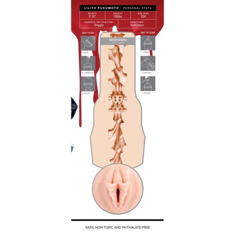 Fleshlight - Cipka Lilith Fukumoto Shokushu Beżowa Fleshlight - Cipka Lilith Fukumoto Shokushu Beżowa