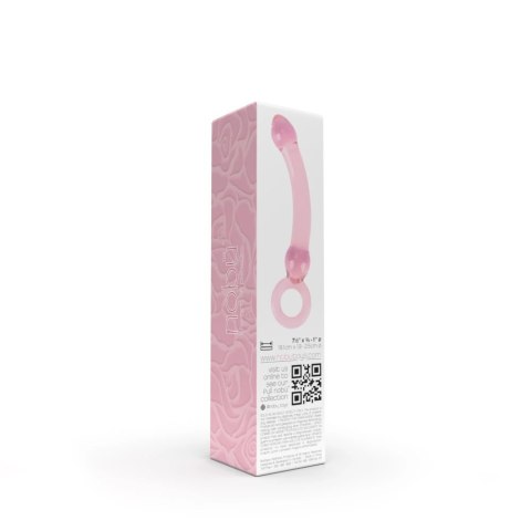 NobĂź - Dildo - szklane - wygięte -z kółkiem NobĂź - Dildo - szklane - wygięte -z kółkiem