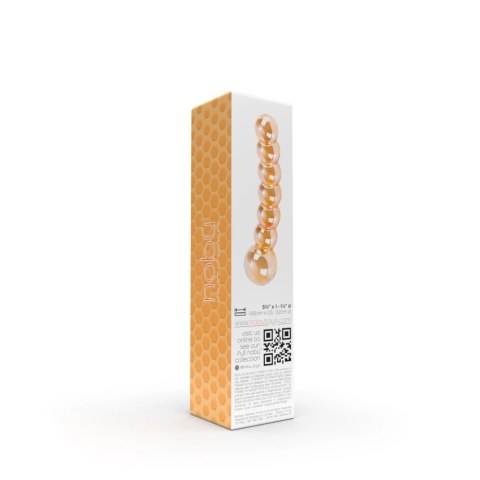 NobĂź - Rożdżka - dildo szklane - prążkowane NobĂź - Rożdżka - dildo szklane - prążkowane