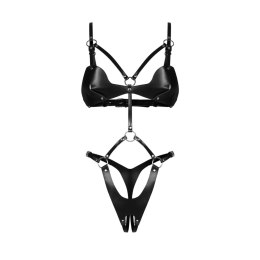Obsessive - Komplet stringów z biustonoszem łączony s/m/l
