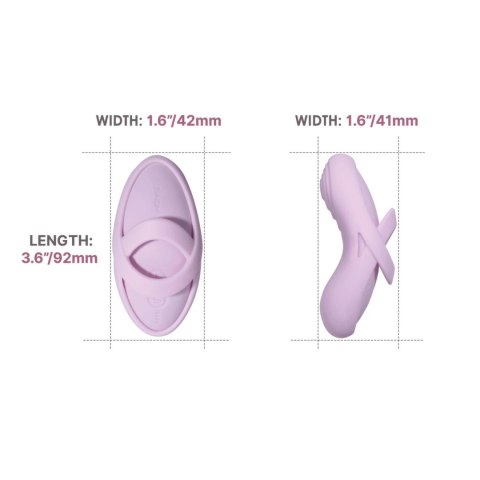 Svakom - Stymulator wibrujący - rozgrzewający Lilac Svakom - Stymulator wibrujący - rozgrzewający Lilac