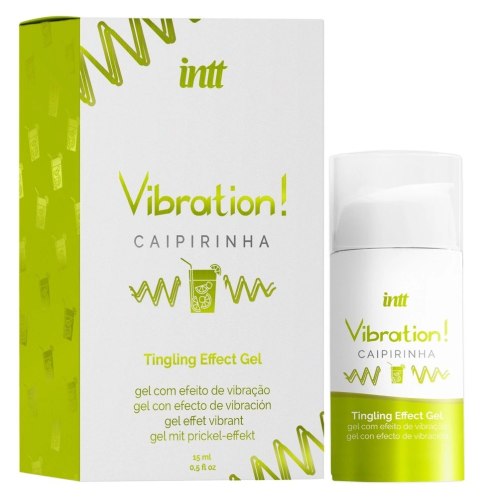 INTT - Żel Wibracyjny Z Efektem Mrowienia Caipirinha 15 ml INTT - Żel Wibracyjny Z Efektem Mrowienia Caipirinha 15 ml
