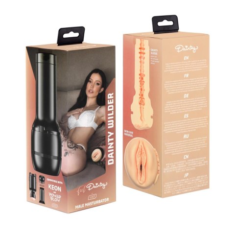 Kiiroo - Masturbator Ręczny Cipka Dainty Wilder Czarny Kiiroo - Masturbator Ręczny Cipka Dainty Wilder Czarny