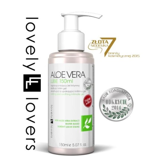Lovely Lovers - ALOE VERA Lube Kojąco-Łagodzący Żel Intymny Na Bazie Wody 150ml Lovely Lovers - ALOE VERA Lube Kojąco-Łagodzący Żel Intymny Na Bazie Wody 150ml