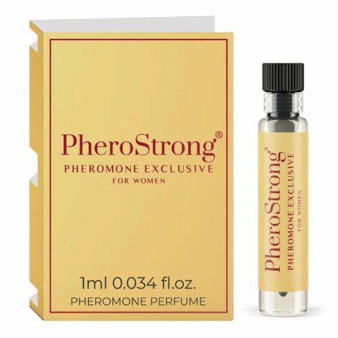 PheroStrong Pheromone EXCLUSIVE for Women - Perfumy Z Feromonami Dla Kobiet Na Podniecenie Mężczyzn 1ml PheroStrong Pheromone EXCLUSIVE for Women - Perfumy Z Feromonami Dla Kobiet Na Podniecenie Mężczyzn 1ml