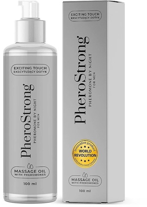 Pherostrong By Night For Men Massage Oil - Do Masażu Mężczyzn Z Feromonami Podniecającymi Kobiety 100 ML Pherostrong By Night For Men Massage Oil - Do Masażu Mężczyzn Z Feromonami Podniecającymi Kobiety 100 ML