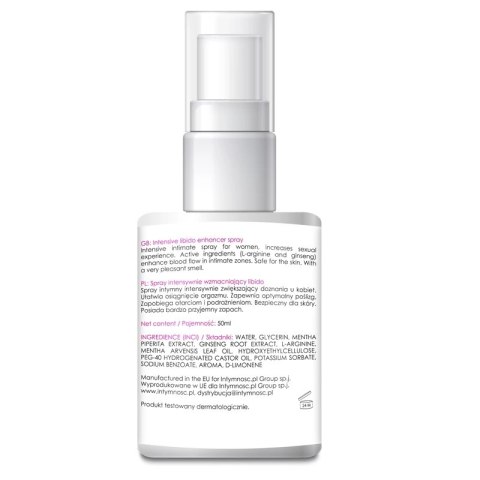 SHS Libi Spray 50 ml - Spray Dla Kobiet Na Lepsze Libido 50 ml SHS Libi Spray 50 ml - Spray Dla Kobiet Na Lepsze Libido 50 ml