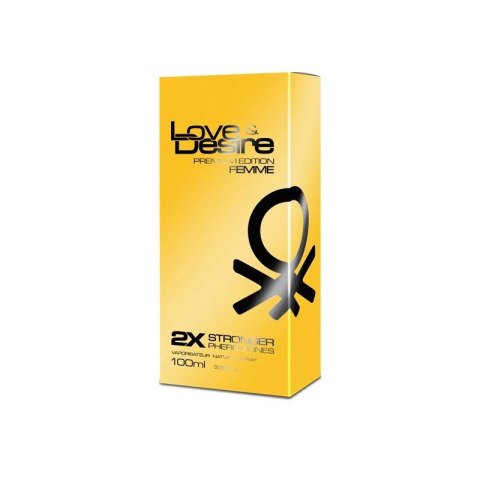 SHS Love Desire Damskie Gold 100 ml - Mocne Feromony Damskie Przyciągające Mężczyzn 100 ml SHS Love Desire Damskie Gold 100 ml - Mocne Feromony Damskie Przyciągające Mężczyzn 100 ml