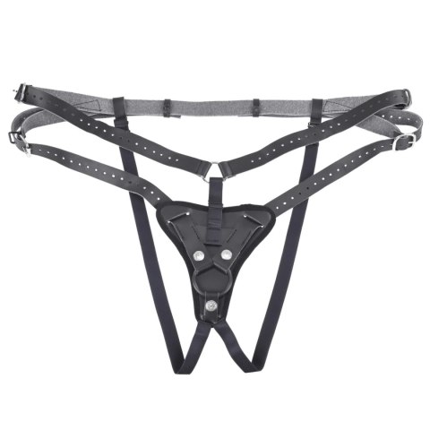 Sportsheets - Seksowne Strap-On Regulowane Na Paseczkach Czarne Sportsheets - Seksowne Strap-On Regulowane Na Paseczkach Czarne