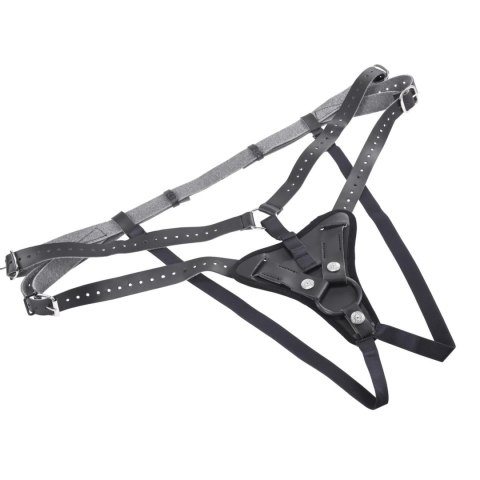 Sportsheets - Seksowne Strap-On Regulowane Na Paseczkach Czarne Sportsheets - Seksowne Strap-On Regulowane Na Paseczkach Czarne