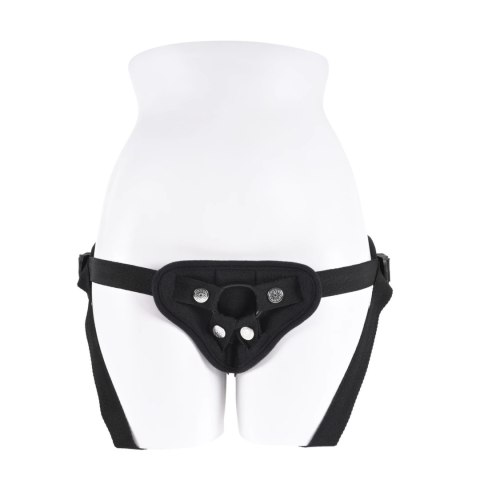 Sportsheets - Uprząż Strap-On Z Pasem Biodrowym Z Tyłu Czarna Sportsheets - Uprząż Strap-On Z Pasem Biodrowym Z Tyłu Czarna