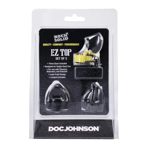Doc Johnson - Zestaw 3 nakładek masturbacyjnych Doc Johnson - Zestaw 3 nakładek masturbacyjnych