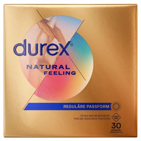 Durex - Naturalne Prezerwatywy Natural Feeling 30 szt Durex - Naturalne Prezerwatywy Natural Feeling 30 szt