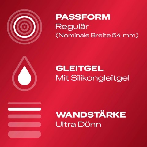 Durex - Prezerwatywy Lateksowe 20% Cieńsze Gefühlsecht Ultra 30 szt Durex - Prezerwatywy Lateksowe 20% Cieńsze Gefühlsecht Ultra 30 szt
