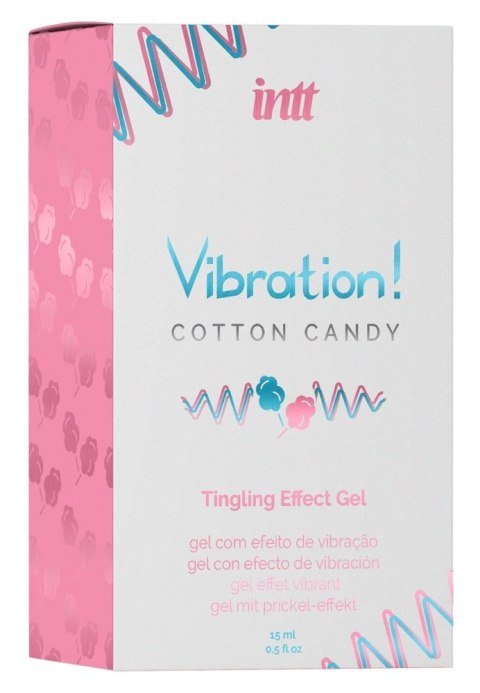 INTT - Żel Wibracyjny Z Efektem Mrowienia Wata Cukrowa 15 ml INTT - Żel Wibracyjny Z Efektem Mrowienia Wata Cukrowa 15 ml