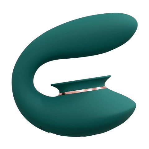 Innovation by Shots- Twitch 3 Wibrator z możliwością ładowania i ssania - Forest Green Innovation by Shots- Twitch 3 Wibrator z możliwością ładowania i ssania - Forest Green