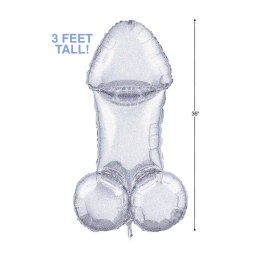 Little Genie - Balony foliowe Glitteratti - Disco Penis
