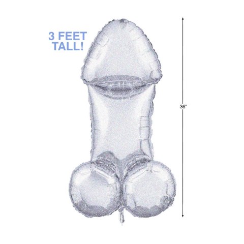 Little Genie - Balony foliowe Glitteratti - Disco Penis Little Genie - Balony foliowe Glitteratti - Disco Penis