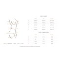 Obsessive - Seksowny Półprzezroczysty 3-Częściowy Gorset + Stringi Novenes M/L