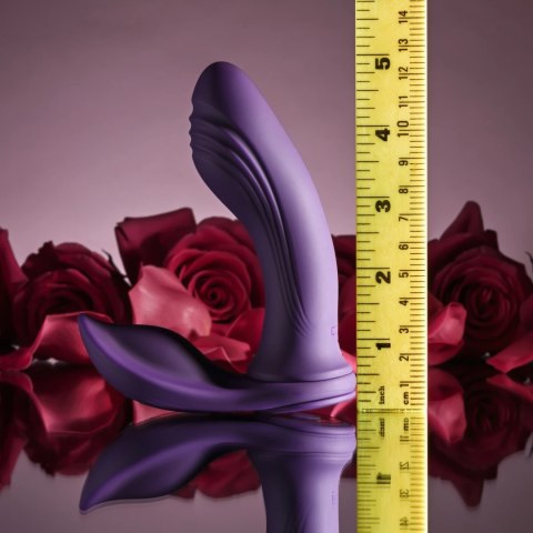 Playboy Pleasure - Wibrator 3w1 Dla Par Mix & Match Fioletowy Playboy Pleasure - Wibrator 3w1 Dla Par Mix & Match Fioletowy