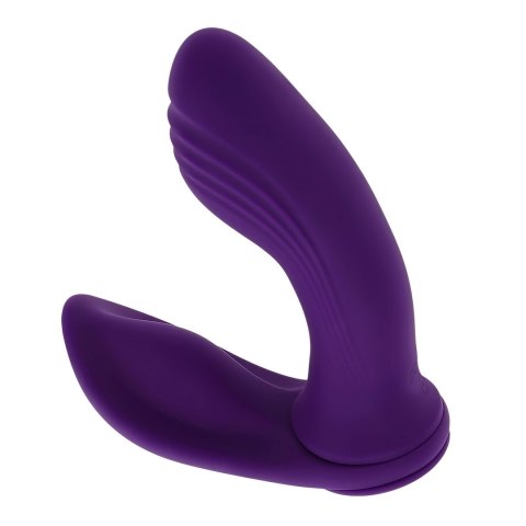 Playboy Pleasure - Wibrator 3w1 Dla Par Mix & Match Fioletowy Playboy Pleasure - Wibrator 3w1 Dla Par Mix & Match Fioletowy