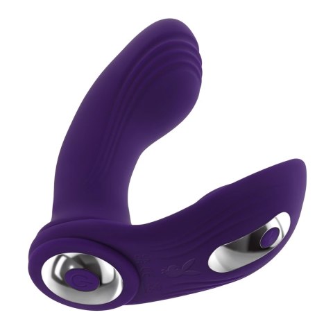 Playboy Pleasure - Wibrator 3w1 Dla Par Mix & Match Fioletowy Playboy Pleasure - Wibrator 3w1 Dla Par Mix & Match Fioletowy
