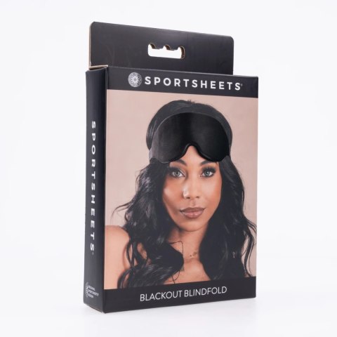 Sportsheets - Czarna Opaska Na Oczy Elastyczna Sportsheets - Czarna Opaska Na Oczy Elastyczna