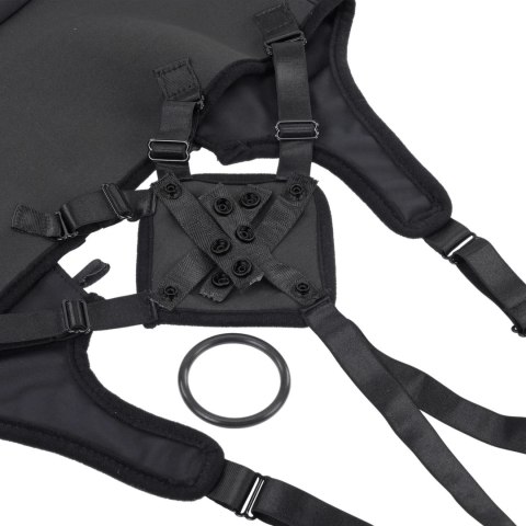 Sportsheets - Seksowny Gorset W Stylu Strap-On Czarny Sportsheets - Seksowny Gorset W Stylu Strap-On Czarny