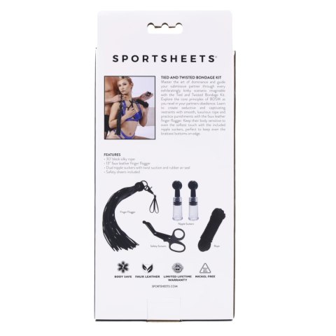 Sportsheets - Zestaw Do Wiązania I Krępowania Swojego Partnera Sportsheets - Zestaw Do Wiązania I Krępowania Swojego Partnera