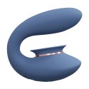 Twitch 3 - Wibrator 10 funkcji silniki - ssanie niebiesko/szary