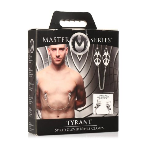 Zaciski na sutki z kolcami w kształcie koniczyny XR Brands Zaciski na sutki z kolcami w kształcie koniczyny XR Brands