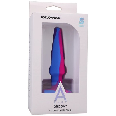 Doc Johnson - Korek analny Groovy 12 cm Doc Johnson - Korek analny Groovy 12 cm