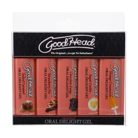 Doc Johnson - Żel do seksu oralnego 5 szt 29 ml Doc Johnson - Żel do seksu oralnego 5 szt 29 ml