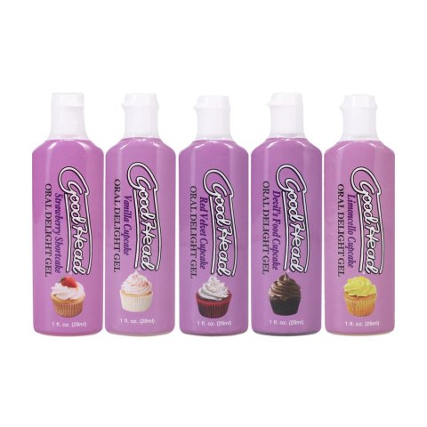 Doc Johnson GoodHead Zestaw Żeli Smakowych 5x29ml - Mix Cupcake Doc Johnson GoodHead Zestaw Żeli Smakowych 5x29ml - Mix Cupcake