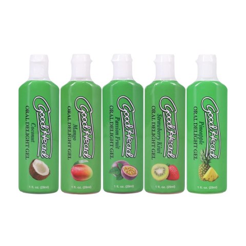 Doc Johnson GoodHead Zestaw Żeli Smakowych 5x29ml do ust Doc Johnson GoodHead Zestaw Żeli Smakowych 5x29ml do ust