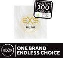 EXS Pure 100 szt. ultracienkie prezerwatywy bez zapachu, ekologiczne