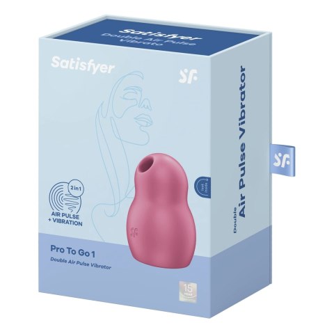 Satisfyer - Wibrator z podwójnym pulsowaniem powietrza Pro to Go 1 Satisfyer - Wibrator z podwójnym pulsowaniem powietrza Pro to Go 1