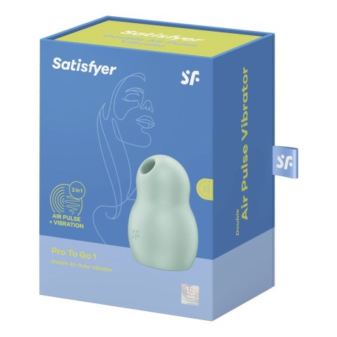 Satisfyer - Wibrator z podwójnym pulsowaniem powietrza Pro to Go 1 Satisfyer - Wibrator z podwójnym pulsowaniem powietrza Pro to Go 1
