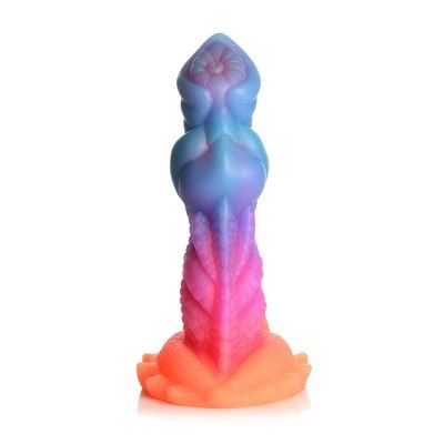Świecące w ciemności silikonowe dildo Aqua Cock XR Brands Świecące w ciemności silikonowe dildo Aqua Cock XR Brands