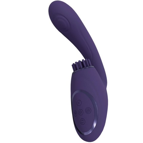 Vive - Wibrator G-Spot z potrójnym silnikiem, falą pulsacyjną i wibrującym włosiem Vive - Wibrator G-Spot z potrójnym silnikiem, falą pulsacyjną i wibrującym włosiem