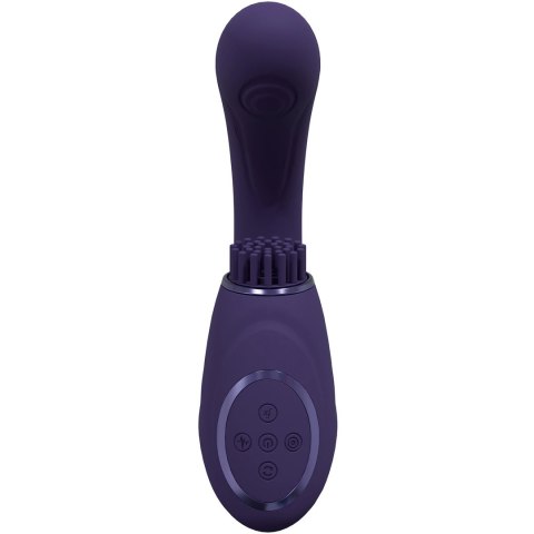Vive - Wibrator G-Spot z potrójnym silnikiem, falą pulsacyjną i wibrującym włosiem Vive - Wibrator G-Spot z potrójnym silnikiem, falą pulsacyjną i wibrującym włosiem
