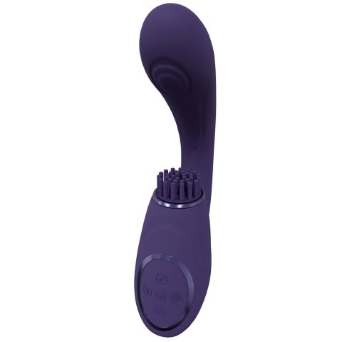 Vive - Wibrator G-Spot z potrójnym silnikiem, falą pulsacyjną i wibrującym włosiem Vive - Wibrator G-Spot z potrójnym silnikiem, falą pulsacyjną i wibrującym włosiem