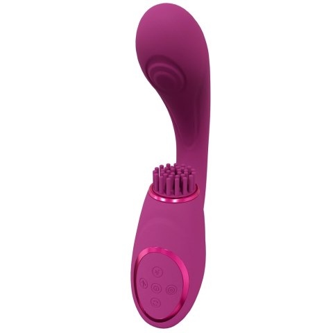 Vive - Wibrator G-Spot z potrójnym silnikiem, falą pulsacyjną i wibrującym włosiem Vive - Wibrator G-Spot z potrójnym silnikiem, falą pulsacyjną i wibrującym włosiem