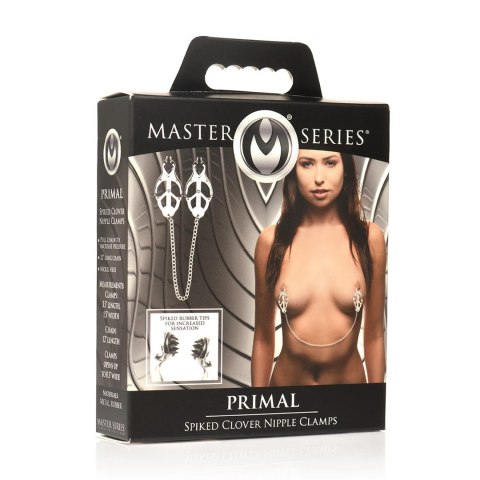 Zaciski na sutki w kształcie koniczyny z kolcami Primal XR Brands Zaciski na sutki w kształcie koniczyny z kolcami Primal XR Brands
