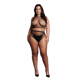 Le desir - Dwuczęściowy zestaw z siateczki XL - 4XL