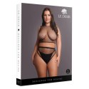 Le desir - Dwuczęściowy zestaw z siateczki XL - 4XL