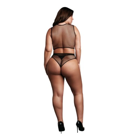 Le desir - Dwuczęściowy zestaw z siateczki XL - 4XL Le desir - Dwuczęściowy zestaw z siateczki XL - 4XL